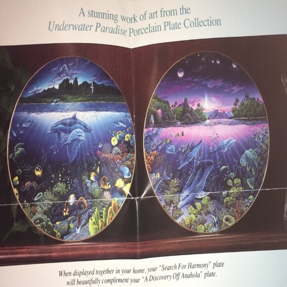 Search For Harmony by Robert Lyn Nelson 1991 Underwater Paradise Collection - Picture 4 of 5